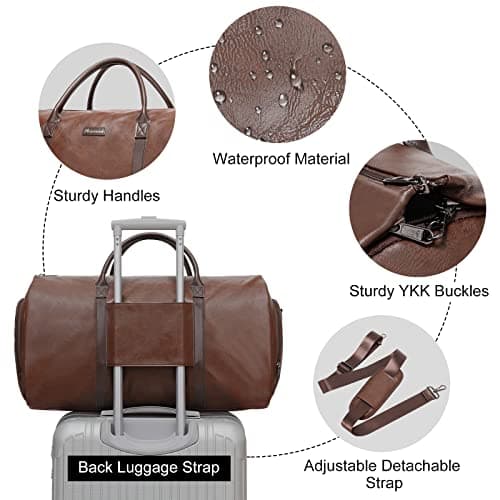 Modoker Convertible 2-in-1 Garment Bag, Waterproof & Wrinkle-Free — view 4