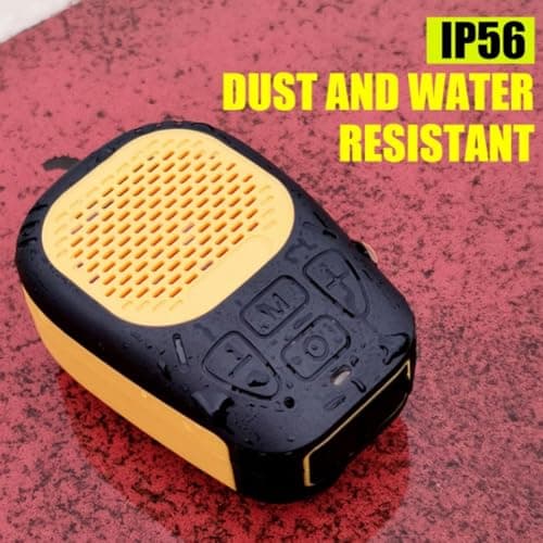 Xuzxinze Wireless Bluetooth Speaker Wearable 3W Output IP56 Waterproof Clip — view 5