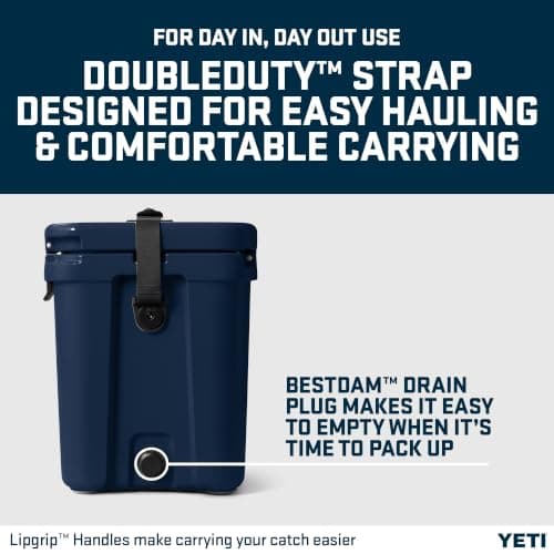YETI Roadie 24 Cool Box, Navy — view 5