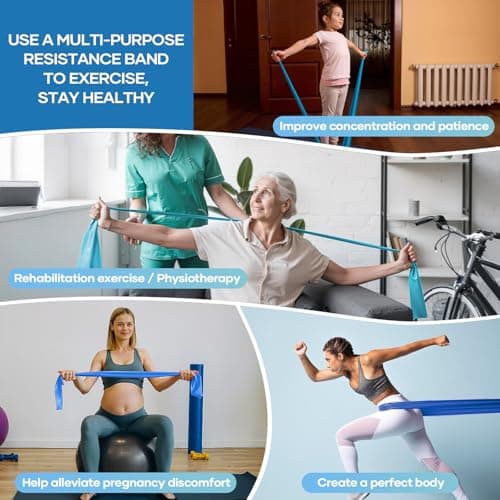Fokky Resistance Bands 2M, Exercise Band with 4 Resistance Levels — view 5