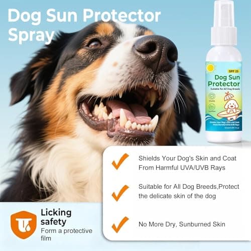 Compact UV Spray, Secure Dog Sunscreen, Effective Puppy Protector, Outdoor Park Hiking Beach Safety, Functional Road Trip Backyard Travel Aid, Animal Gear for Vacation, Camping, Adventure, 50g — view 6