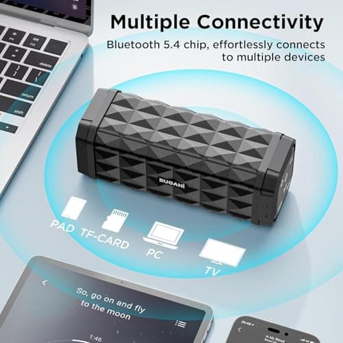 BUGANI Portable Bluetooth Speaker, Wireless Speaker with 24H Playtime — view 5