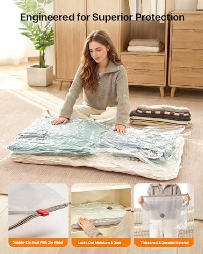 VINTAR Extra Large Vacuum Storage Bags, 4 Pack (100x130cm) — view 5