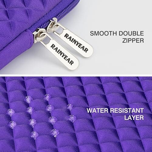 RAINYEAR Laptop Sleeve for 14" Notebook Computer Chromebook Protective Case — view 4