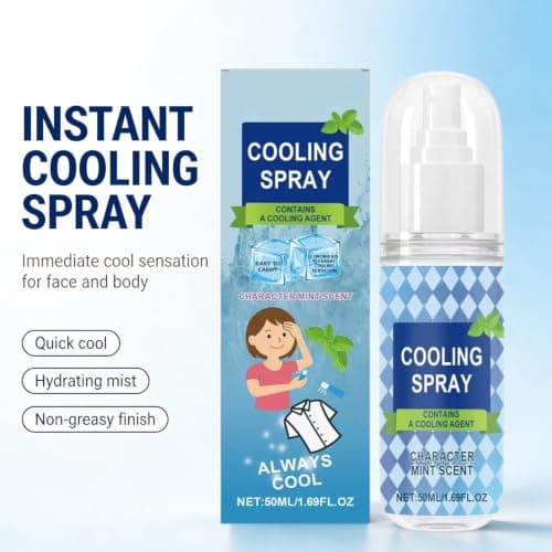 Cooling Mist Spray Face & Body 50ml - Hydrating Refreshing for Hot Weather — view 2