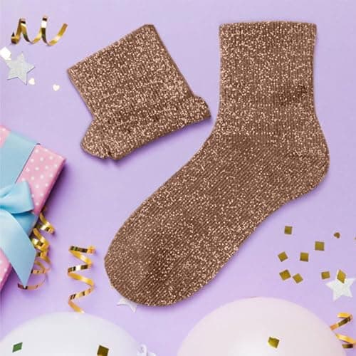 2026 Women's Solid Colour Socks, Everyday Travel Choice, Easy Wardrobe Pairing, Casual Seasonal Essential, Comfortable Daily Styling, for Wear, Rose Gold, Size One — view 3