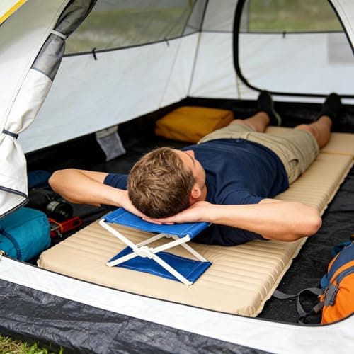 Camping Pillow Waterproof Ergonomic Neck Support — view 4
