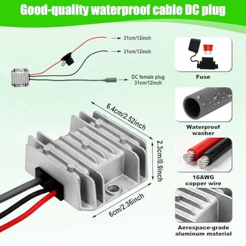 12V Power Adapter Plug for Starlink Mini — view 2