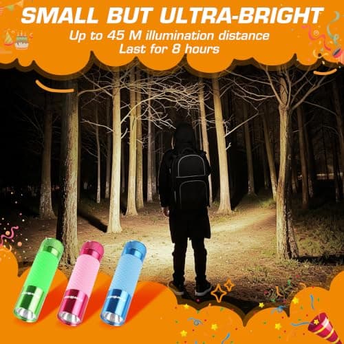 EverBrite 3-Pack Mini LED Torch, Glow in Dark Flashlights — view 3