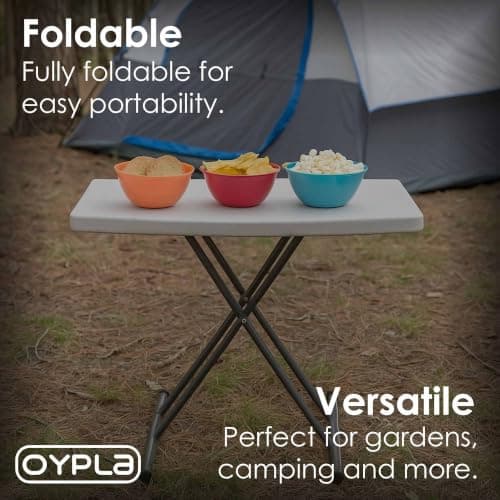Oypla 2.5ft 76cm Folding Heavy Duty Outdoor Trestle Party Garden Table — view 5