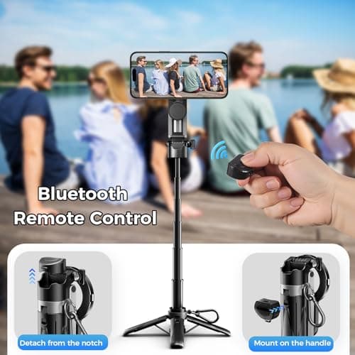 Yizhet Selfie Stick Tripod, 47cm Small Stick Tripod with Universal Clip — view 5