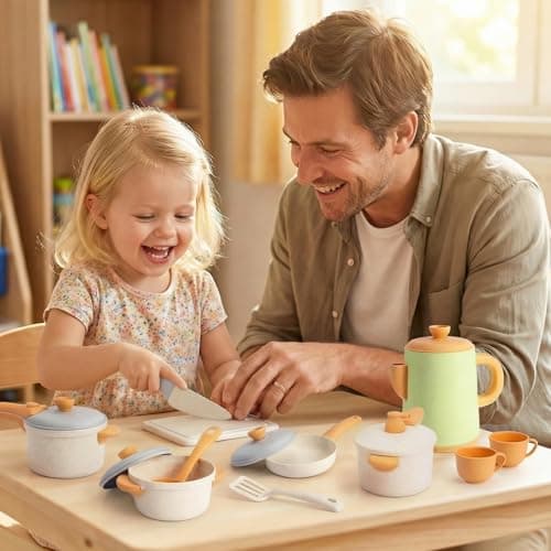 HYAKIDS Toy Pots and Pans Set Kids Kitchen Accessories — view 6