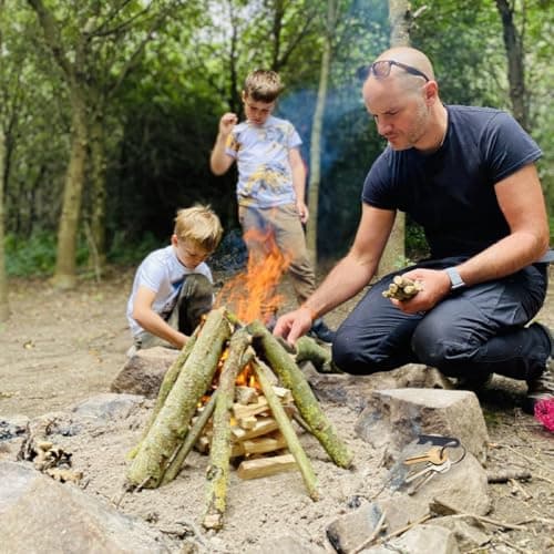 10PCS Survival Flint Scrapers Multi Tool with Bottle Opener Fire Starter Ruler Map Scale Emergency for Camping Hiking Outdoor Adventures — view 4