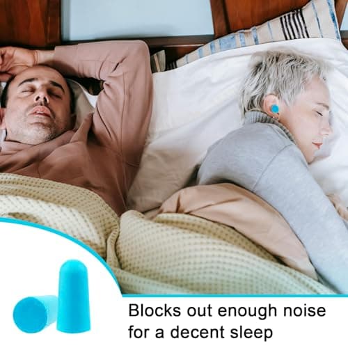 Foam Ear Plugs 20 Pairs Soft Earplugs 35dB Noise Cancelling Disposable Individually Packaged Earplug for Sleeping Travel Study Work Concerts Construction Site — view 6