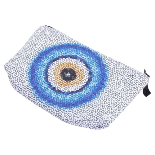 Evil Eye Cosmetic Bag Portable Polyester Travel Toiletry Organizer