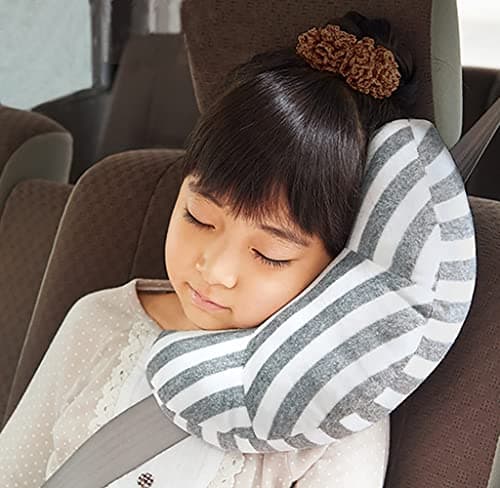 Kids Car Travel Pillow Car Seat Belt Cushion Child Head Neck Support Pillow Baby Seat Belt Protector Toddler Neck Pillow Headrest Boys Girls Travelling Sleeping Pillow For Car Seat Pushchair Train
