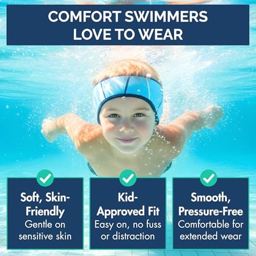 Limmys Swimming Headband for Kids and Adults – Non-Slip Neoprene Ear Band — view 4