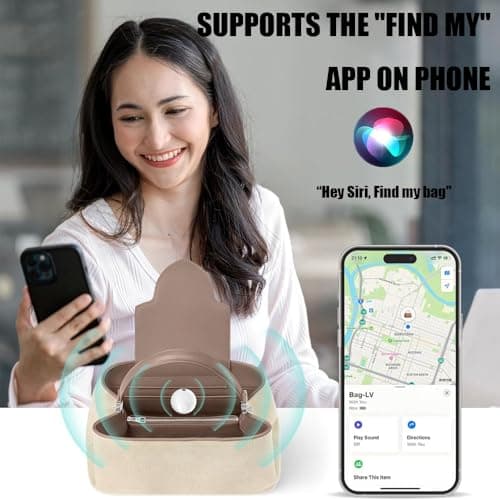 Smart Tracker Tag, YiYunTE 2 Pack Item Key Finder Locator compatible with Find My App(iOS only), Kids Children Tracking Tag Device, Small Bluetooth GPS Tracker for Cat Dog Pet Wallet Luggage — view 5