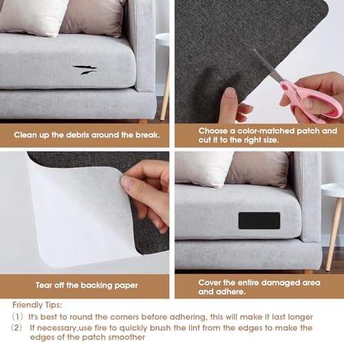 2 Pack Waterproof Canvas Repair Patch – Self-Adhesive — view 6