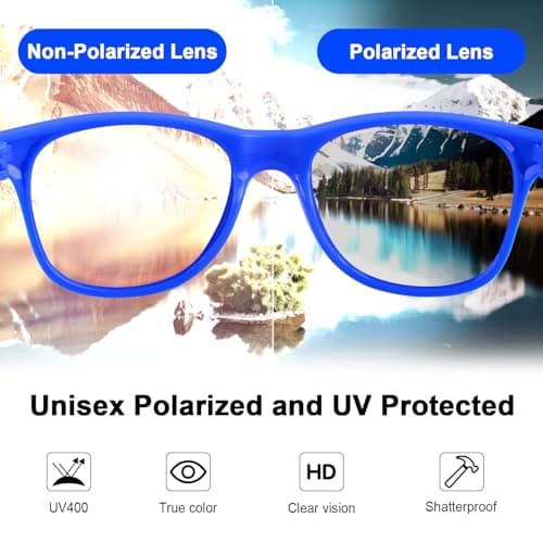 BOUBONI Colorful Party Sunglasses Bulk 20 Packs for Wedding Beach Summer Pool Party Supplies Goodie Bags Stuffers (Dark Blue, Millimetres, 145) — view 3