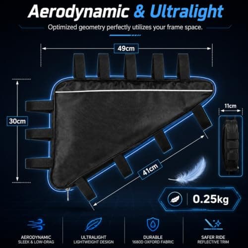 Ebike Battery Bag Triangle Bike Frame Bag, Electric Bicycle Kit Case — view 5