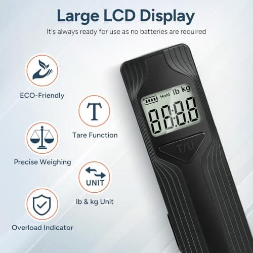 travel inspira Battery-Free Luggage Scale, Suitcase Weighing Scales — view 2
