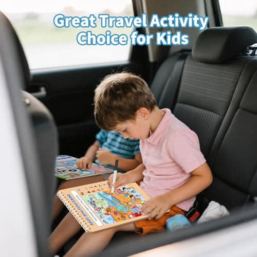 Elfew 2 Pack Travel Games for Kids, Plane Activities for Kids Ages 3 Years+ — view 4