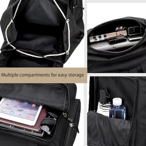 Lawaia Hiking Rucksack 70L Travel Waterproof Camping Bag Molle Backpack Tactical Package Large Survival Sports and Outdoor Expandable Weekend Festival Luggage Fishing for Men and Women — view 6