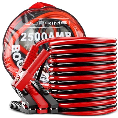Heavy Duty Jump Leads 4M, Professional Car Battery Booster Cables 2500AMP