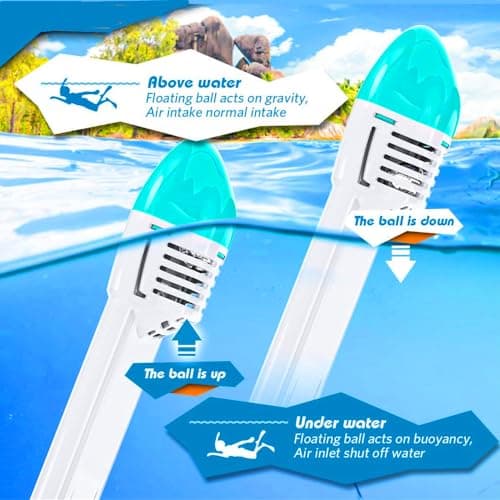 Snorkel Mask for Kids,Full Face Diving Mask Anti-Fog, Anti-Leak 180°view Design, Snorkeling Mask Set for Kids Girls Boys- Sports Camera Compatible(Green XS) — view 4