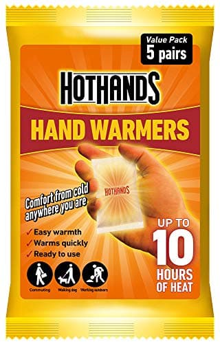 HOTHANDS Unisex's 372-3970 Hand Warmers, Clear, 5 Pairs & HOTHANDS Foot Warmers - 8 hours of heat - Air activated - Ready to use - 5 Count (Pack of 1) — view 2