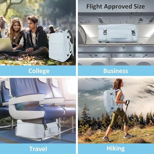 Taygeer Ryanair Cabin Bags 40x30x20 Underseat, Travel Backpack Cabin Size — view 6