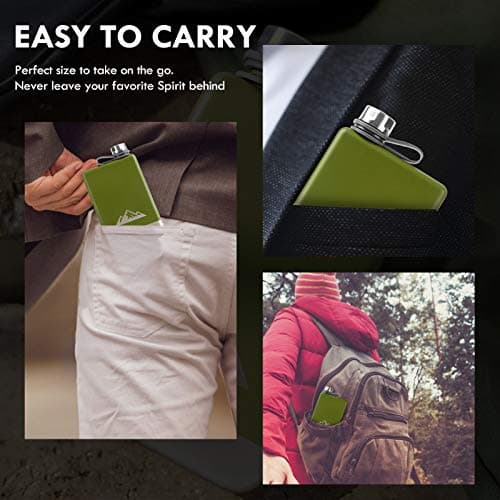 KWANITHINK Stainless Steel Hip Flask 8oz — view 4