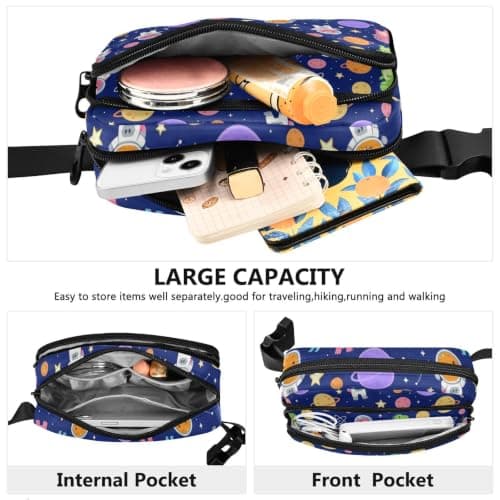 Multi Pocket Travel Hip pouching For Daily Commute — view 4