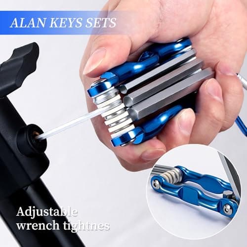PEAPIN 1PC Folding Allen Key Set 1.5–6.0mm 8 Sizes Hex Wrench Tool — view 5