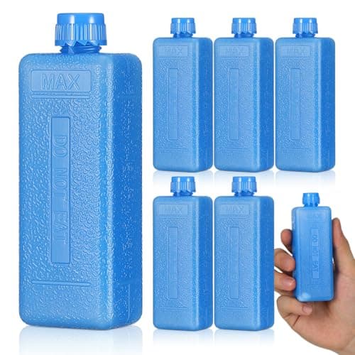 DOITOOL 8 Pack Mini Ice Packs, Refillable Freezer Blocks for Air Coolers