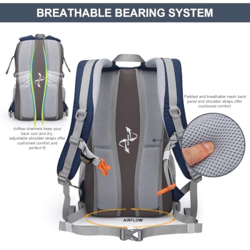 MOUNTAINTOP 20L Hiking Backpack Lightweight Rucksack for Men Women — view 6
