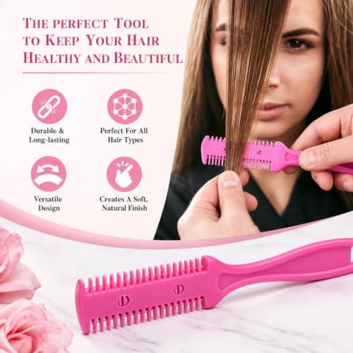 Hair Cutter Comb, Double Sided Split End Trimmer for Hair Styling — view 4