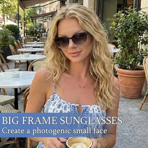 Myiaur 2 Pack Polarised Sunglasses Women Trendy for UV400 Protection — view 3