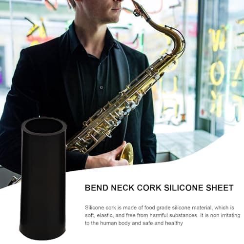 Saxophone Neck Silicone Sleeve Airtight, Soft, Safe Cork Replacement — view 5