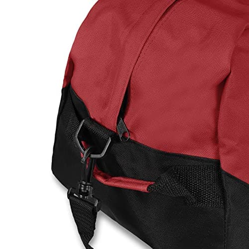 21" Large Duffle Bag with Adjustable Strap, Red, L, Classic — view 4
