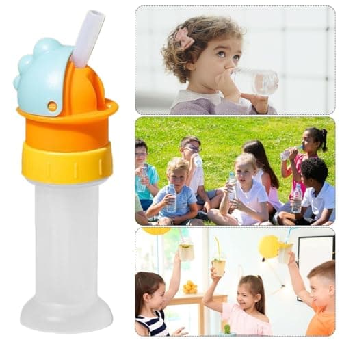 Water Bottle Spout Cover with Straw Reusable Leak Proof Replacement Top — view 4