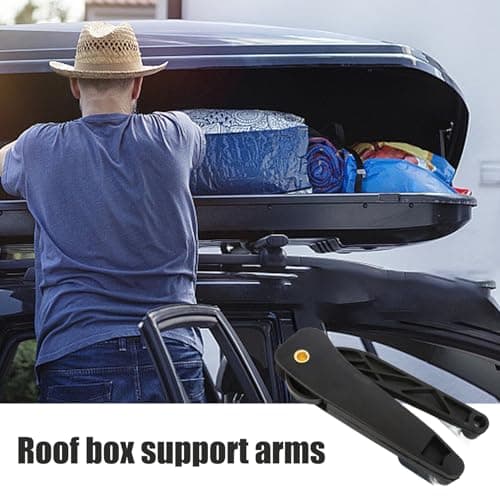Roof Box – Top Mount Arm Noise Cancelling | Car Luggage Storage for Travel, Stabilizer Transport Goods On The Roof Rack — view 6