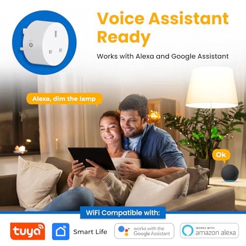 Candeo WiFi Smart Dimmer Plug – Voice & App Control | Compatible with Smart Life, Alexa & Google Assistant | Works Over WiFi, No Hub Required | Use with Existing Dimmable LED & Incandescent Bulbs — view 3