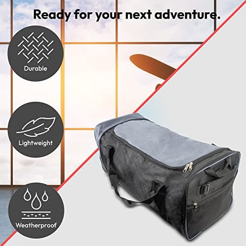 iN Suitcase Large - Foldable Wheeled Holdall - Travel Bag with Wheels — view 5