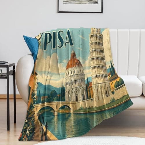 TBDUEPS Pisa Travel Soft Bed Blanket 40"x50", New Year Gift — view 6