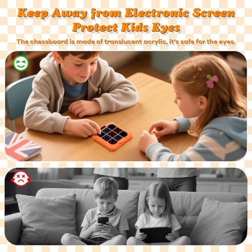 BlueSwan 6-in-1 Tic Tac Toe Game, Electronic Noughts and Crosses — view 5