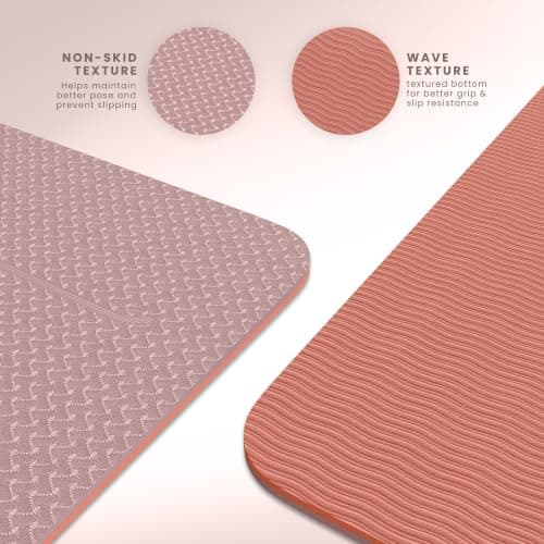 Yogii Non-Slip 6mm TPE Yoga Mat with Alignment Guides — view 3