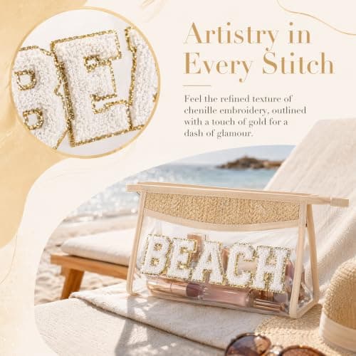 Clear Makeup Bag Waterproof Beach Bag Summer Travel Pouch for Women — view 3