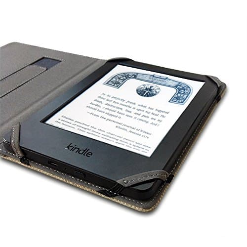 ENJOY-UNIQUE Natural linen Case Cover for 6" ebook Reader universal hemp Case Cover for sony/kobo/tolino/pocketbook 6inch ebook reader (Slate Gray) — view 3